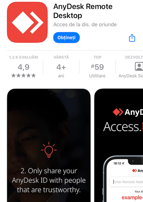 anydesk inselaciune investitie crypto