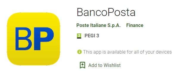 bancoposta app