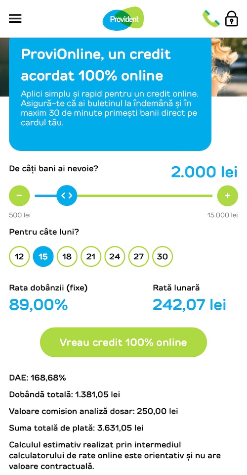 provident credit executare silita